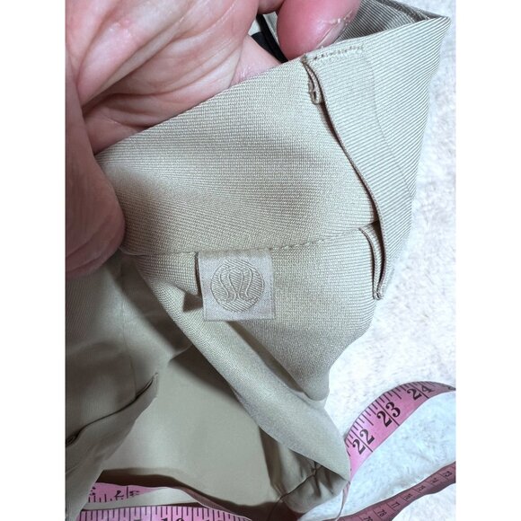 Lululemon commission relaxed warpstreme tan pants mens size 36 - Picture 3 of 5